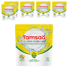 Tamsaa 多合一洗碗粉, 1kg, 6包