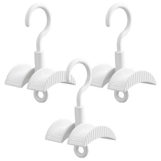 SP SAUCE 360度旋轉掛勾 包包專用 白色 - 衣櫃收納好幫手, 3個