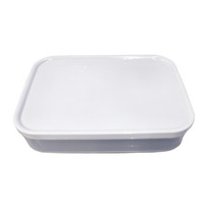 懶角落 冷凍收納盒 2600ML PP+PE材質, White, 1個