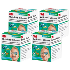 3M 矽膠護眼貼 未滅菌 5 x 6cm, 50片, 4盒