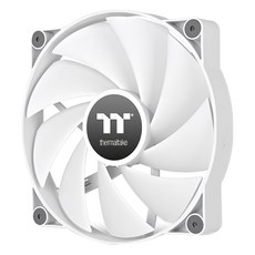 曜越 Thermaltake Pure Duo 14 ARGB 主板連動風扇 雙顆包裝, 1680萬種絢麗色彩, 9片高風壓扇葉, 液壓軸承, CL-F098-PL14SW-A, 白色, 1個