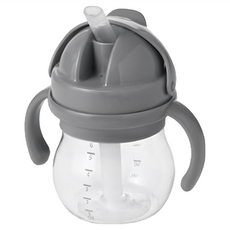 OXO tot 寶寶握吸管杯, 1個, 大象灰, 150ml