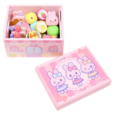 Mother garden 甜點店 Sweet Shop Set 木製玩具, 1個