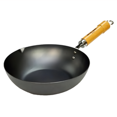 RIVER LIGHT 極鐵鍋 窒化鐵炒鍋 日本製 30cm - 日本工藝，導熱均勻，不易沾鍋, 1個