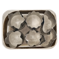 日製花型壓模 Set 6個, 不鏽鋼材質, NO.133