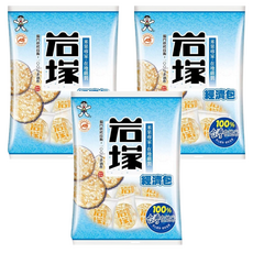 旺旺 岩塚仙貝經濟包, 350g, 3袋