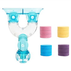 munchkin 滿趣健 小小實驗家混色漏斗洗澡玩具+12入彩色沐浴鹽片套裝, MNB21417, 1組