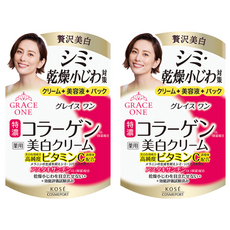 KOSE 高絲 GRACE ONE 特濃膠原蛋白美白乳霜, 100ml, 2瓶
