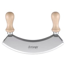 Triangle 三角牌 德國櫸木柄雙刃切碎刀, 17.5cm, 1盒, 432221802