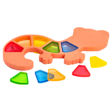 miniland ECO透光10入彩色視界蜥蜴, 1個