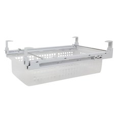 橘之屋 冰箱抽屜整理盒, 節省空間 輕鬆收納 尺寸可調, 霧透, 1個