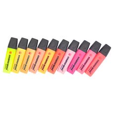 STABILO 思筆樂 波士馬卡龍色經典螢光筆 10色, 無異味水性墨水, 開蓋4小時不易乾枯, 1盒