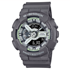 CASIO 卡西歐 G-SHOCK 綠光系列雙顯運動手錶 GA-110HD-8A