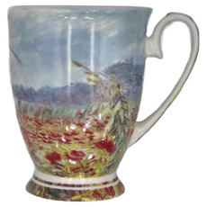 Royal Duke 油畫系列骨瓷皇室杯, 玉米字段與罌粟, 1個