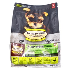 OVEN-BAKED TRADITION 烘焙客 幼犬 乾糧, 野放雞, 1kg, 1袋