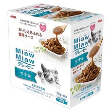 MIAWMIAW 妙喵濃厚主食軟包 1號, 鮪魚, 70g, 12包