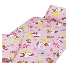 Hello Kitty 凱蒂貓 幼兒園透氣網, 翹臀Kt, 童枕33 x 45cm + 睡墊75 x 145cm + 涼被110 x 150cm