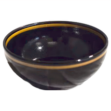 佐和陶瓷 黑橡園14缽-日本制, 1個