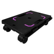 KI WISH 居家生活 黑色烏龜車 拖板車 趴地車 可拼接 平均耐重120KG MIT台灣製造, 1個