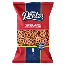 Pretzo 不囉嗦經典鹽味蝴蝶餅 125g 酥脆鹹香 烘烤非油炸 獨立包裝方便攜帶, 1包