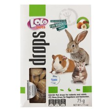 LOLO pets 優格維他命球 堅果 75g, 寵物鼠糧 兔子糧, 1盒