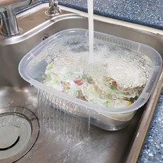 Oriental Mood 洗碗桶，PP塑料，尺寸38x30x14公分, 透明, 1個