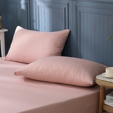 Ishur 伊舒爾 柔絲棉枕頭套 鮭魚粉 75 x 45cm