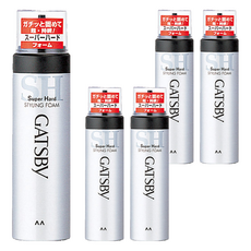 GATSBY 強黏造型慕絲, 185g, 5瓶