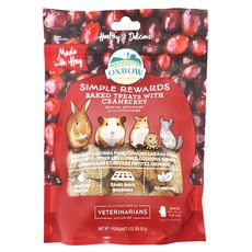 OXBOW 輕食美味系列 蔓越莓牧草烘焙點心, 85g, 1包