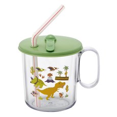 Skater 恐龍塑膠抗菌吸管杯, 恐龍, 250ml, 1個