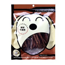 T.N.A. 悠遊鮮點系列 鮮烘牛筋捲 寵物零食, 嚴選牛筋製作, 低溫烘焙, 自然無添加, 130g, 1包