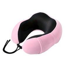 Craftsman In Storage 收納職人 旅行記憶U型護頸枕 附收納袋, 粉色