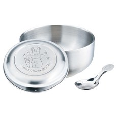 PLUS PERFECT 理想 極緻316兒童碗組, SJ-4550011, 附湯匙 + 蓋子, 1組