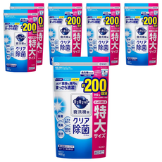 Kao 花王 Cucute 珂珂透 洗碗機專用檸檬酸洗碗精補充包 - 特大尺寸 強力除菌, 900g, 6包