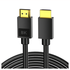 魔宙 8K超高清 劇院級無損銅芯影音傳輸線 HDMI適用 1m, 單一商品, 1條