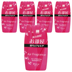 KOKUBO 小久保 長效型室內浴廁除臭去味 空氣芳香劑 玫瑰香味 (200ml/罐), 5瓶