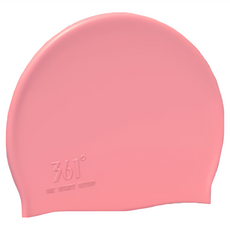 361 成人矽膠泳帽, 1個, 粉紅色, 成人