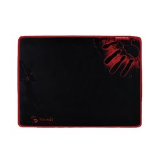 A4TECH 雙飛燕血手幽靈 血魔戰甲鼠墊大 B-081, 黑色 + 紅色, 1個