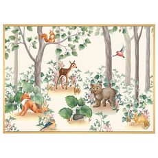 BOLUO GALLERY 菠蘿選畫所 叢林躲貓貓 APFA4611D, 木色