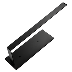 AHOYE 加厚碳鋼磁吸紙巾架/收納架/置物架/掛架, 黑色, 1個