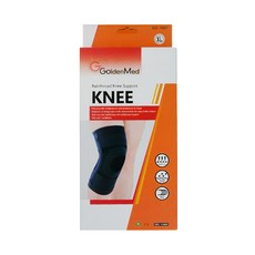 GoldenMed 竹炭絲紡軟鐵護膝 GO-7007, 1個