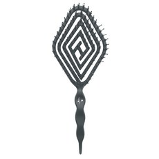 BEAUTYOUNG 妝漾 3D彈力鬃毛按摩梳 黑色 按摩 蓬鬆造型 護髮, 1件