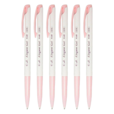 O.B. 歐布德 Elegant Gel 自動中性筆, 0.48mm筆珠, 紅色, 6支