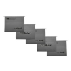 SLOWER 軍風分類文件夾 A4尺寸, 灰色, 5個