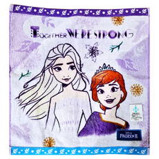 MARUSHIN 丸真 Disney 迪士尼 冰雪奇緣 毛巾 34x36公分 100%棉, 1條