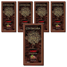 terravita COCOACARA 波蘭精選77％純黑巧克力, 100g, 5片