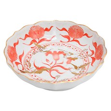 日本 amabro NAMASU系列 江戶傳統紋盤 深皿 292g, 金色紋 鬱金香花, 1個