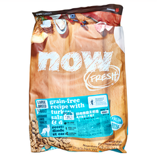 now FRESH 成犬 鮮肉無穀天然糧 25lb -大型犬無穀配方, 火雞 + 鴨肉 + 鮭魚, 1袋