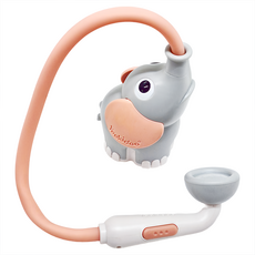 Yookidoo 小象蓮蓬頭, 精細動作發展, 小手設計易抓握, 感官發展獨立探索, 粉色, 1個