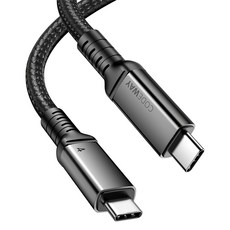 CODEWAY Thunderbolt4 雷電線雙Type-C 傳輸線, 2m, 單一顏色, 1條